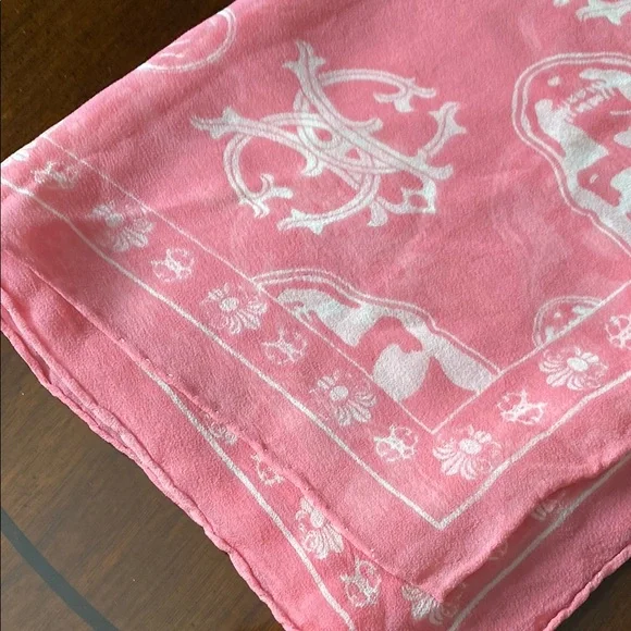 Alexander McQueen Pink Skull Scarf - Picture 7 of 7